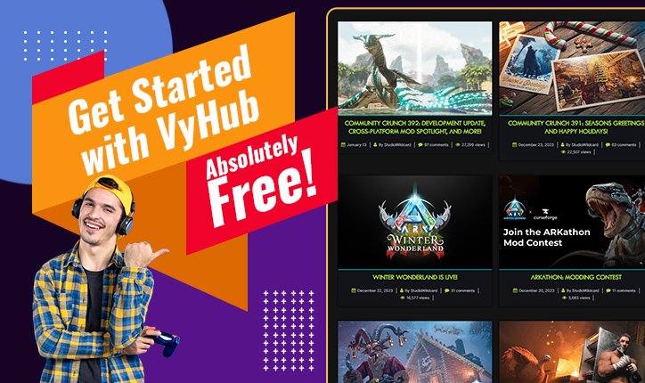 Get Started with VyHub Ark Integration for Free | VyHub Blog Inside Banner